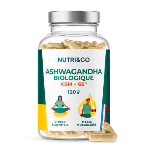 Ashwagandha Bio KSM-66® 120 caps Nutri&Co