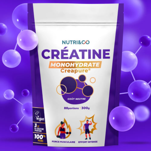 Créatine Monhydrate Creapure 300g Nutri&Co